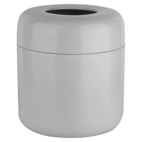 Poubelle Gessi Goccia en blanc GRES, 38177519, 38177519