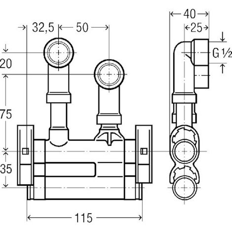 VIEGA 662509 Raccord Sanpress 2277.2 (1/4)