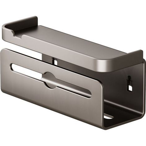 Boîte murale pour toilettes, support de rangement pour serviettes de toilette, papier toilette, téléphone portable, salle de bain (1/4)