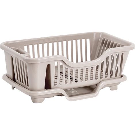 Égouttoir de cuisine – Bac de vidange – Conception de drain incliné – 1 pièce – Pour comptoir de cuisine (1/5)