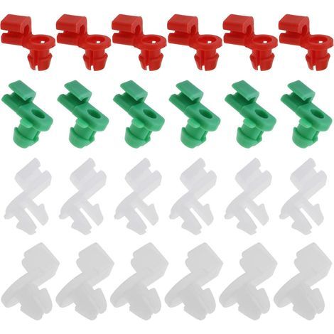 CCYKXA Set of 24 plastic car door lock bar fixing clips for left and right driver and passenger sides, for 2-35mm holes and 55-65mm holes. (1/5)
