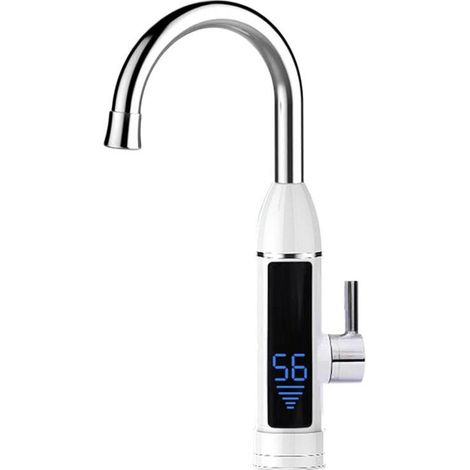Robinet de chauffe-eau électrique instantané blanc pour cuisine (1/5)