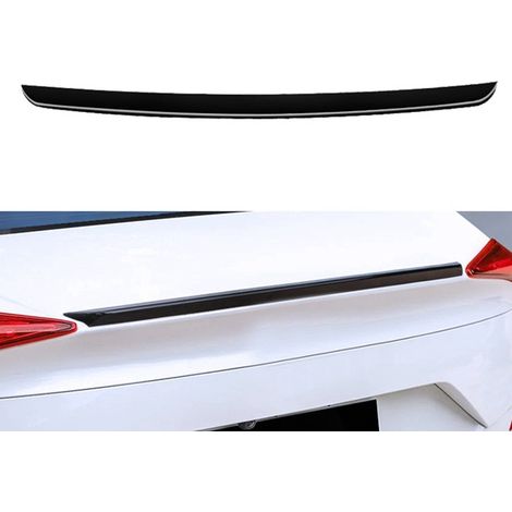 Un aileron de coffre arrière en ABS noir brillant pour voitures Honda. (1/5)