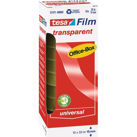 Cinta adhesivo 66 m:15 mm transparente - Tesa 57372-00002-00 (1/2)