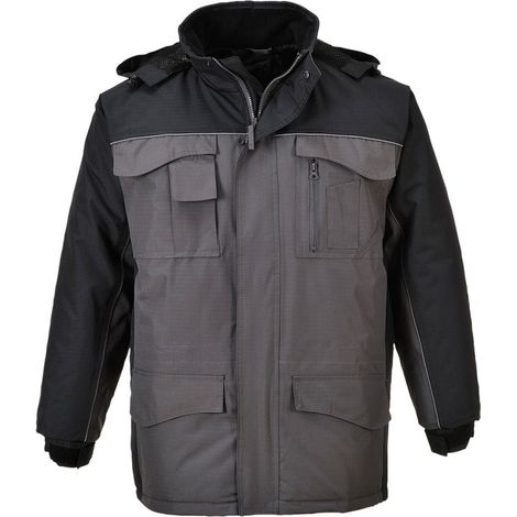 Parka Rs Bicolore Couleur : Noir/gris Taille M - Portwest (1/2)