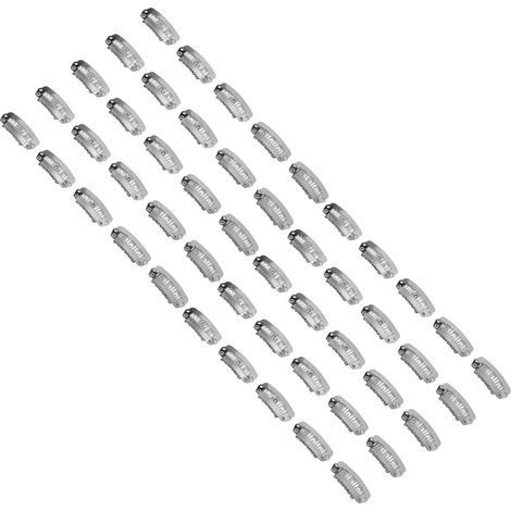 50 attaches à perruque en métal inoxydable, clips en U avec silicone doux et 6 dents pour une fixation invisible (1/5)