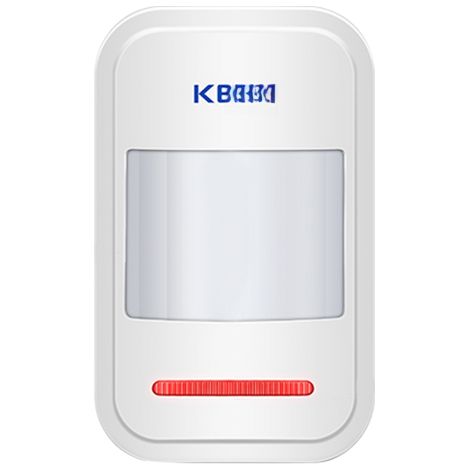 Détecteur de mouvement PIR intelligent sans fil KERUI P819 433 MHz pour système d'alarme antivol domestique, blanc