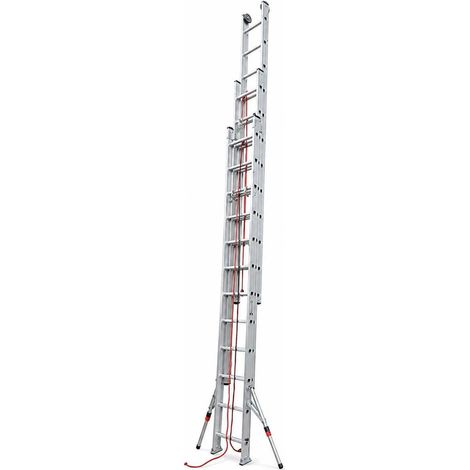 Escalera Triple de Extensión a Cuerda TR3C de 16 x 3 Peldaños