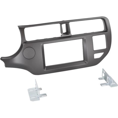 Kit Support autoradio compatible avec Kia Rio UB 11-14 Anthracite