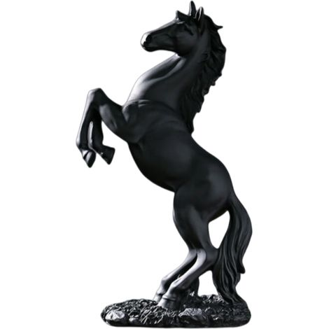 Debout Cheval Résine Statue pour la décoration intérieure Sculpture décorative de Figurine d'art de Cheval d'élevage