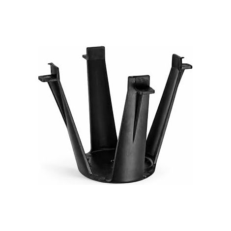 Cloches de protection contre la chaleur – Pour LED, halogènes et spots encastrables, cache spot plafond, entretoises (1/4)