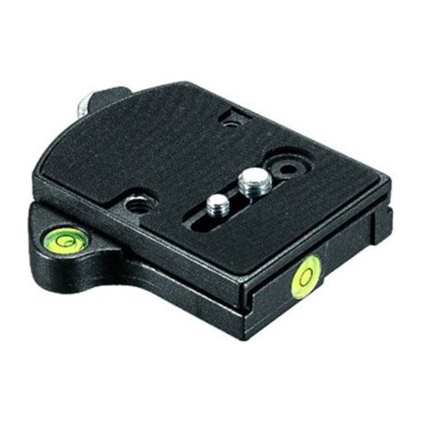 Manfrotto 394 Quick Adaptor "Low Profile" trépied Noir (1/2)