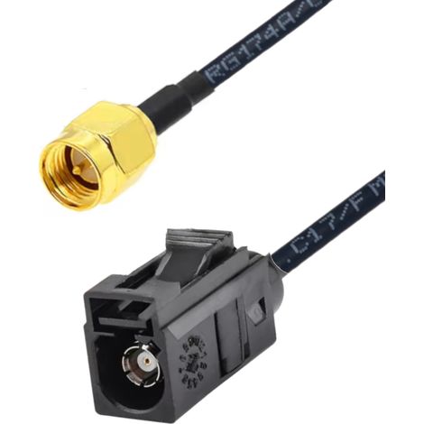 Anschlusskabel Fakra A-Buchse / SMA-Stecker RG174 5 m