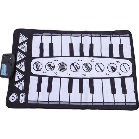 Tapis de piano multifonctionnel pour l'éducation précoce pour instruments de musique, tapis d'éveil, jouets, idéal pour le développement cognitif, matériau ABS (1/5)