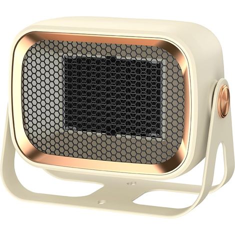 Chauffage Soufflant Électrique 1200W, 2 Niveaux de Chauffage, Mural ou sur Bureau, Fonctionnement Silencieux (1/5)
