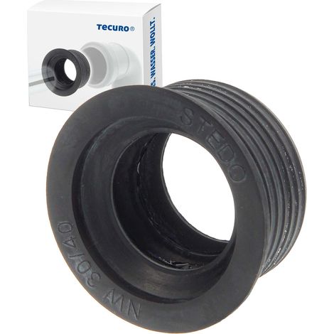 Gummimanschette für Abflussrohr Außen Ø 40 mm x Innen Ø 30 - 32 mm (1/3)