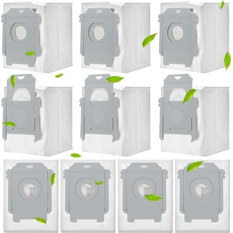 Rebirthcare 10er-Pack Staubsaugerbeutel für iRobot Roomba i7 i7+ i7 Plus S9 S9+ i3 i3+ i4 i4+ i6 i6+ i8 i8+ J7 J7+ E5 E6 E7 Ersatzbeutel für iRobot Roomba Allen Clean Basis-Staubsauger (1/5)