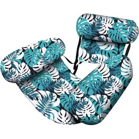 Luxuriöse Wasserhängematte – Grüner Schwimmstuhl – Größe für Erwachsene, robust und langlebig, ideal für Sommerpartys, Strand, Seen und andere Wasseraktivitäten – Wasserspielzeug – Wasserhängematte (1/5)