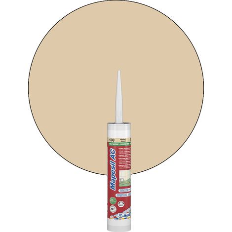 Silicone MAPESIL AC MAPEI 310 ml - 138 Amande