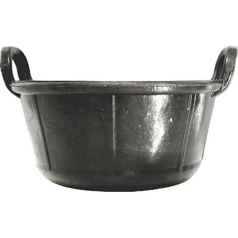 Capazo goma RATIO negro 18L