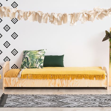 Lit 70x140 sommier inclus Eléa Bois