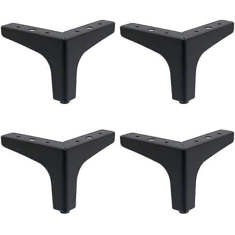 Pieds de canapé en métal, pieds de remplacement pour meubles, pieds de canapé dorés, triangulaires robustes (1/5)