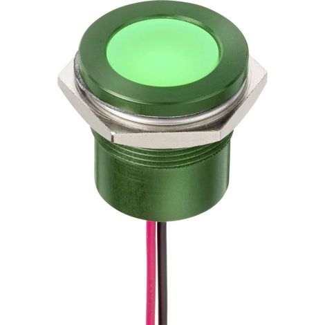 APEM Q22F5AGXXSG220E Voyant de signalisation LED vert 230 V/AC 9.0 V 980 mcd W688311