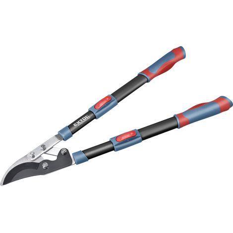 EXTOL PREMIUM Troncarami telescopico a doppio taglio, azionato da ingranaggi, 670-940 mm, HCS