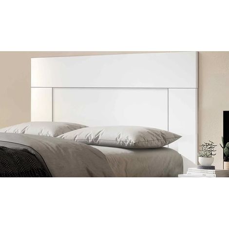 Cabecero modelo Hera acabado blanco, 120cm(alto) 160cm(ancho). (1/3)