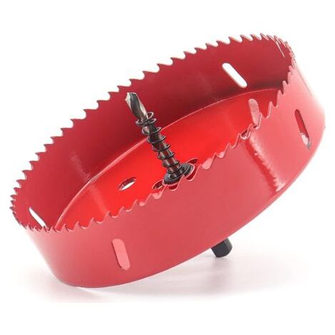BARKBUSTERSScie Cloche 150mm Avec Foret de Centrage, HSS M42 Couronne Bimétallique Prise pour Bois, Placoplâtre, Plastique et Cloisons Sèches (1/5)