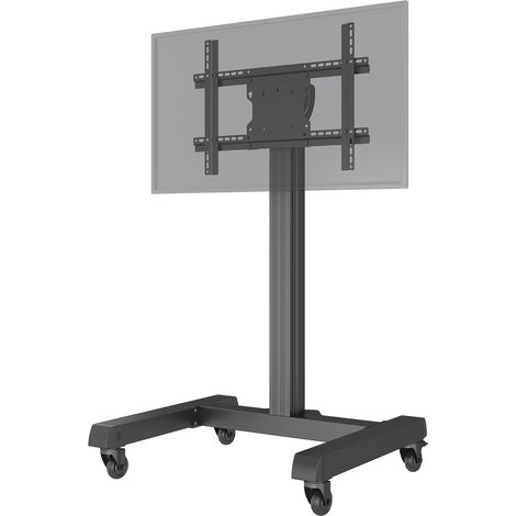 Support mobile pour écran TV 32''-75'', Hauteur 118 cm (1/3)