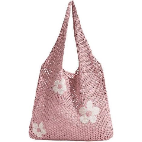 Sac à provisions réutilisable en filet tissé, sac fourre-tout pour fruits et légumes, sac de courses en filet A (1/5)