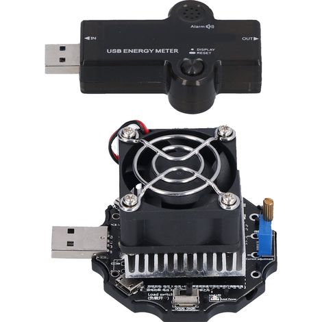 Testeur USB, multimètre Bluetooth, voltmètre, ampèremètre, chargeur de courant continu, wattmètre avec écran LCD (1/5)