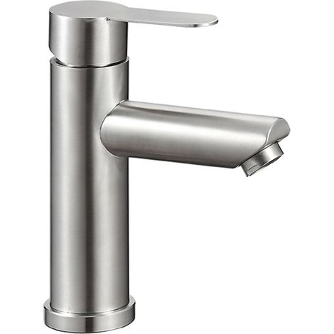 Grifo de Lavabo Modelo IONY-AC Fabricado en Acero 304 Monomando Acabado en Acero (1/2)