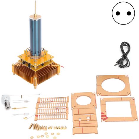 Kit Bobine Musicale Arc Transmission Sans Fil AC110-240V Prise UE Alimentation DIY Modèle Industriel (1/5)