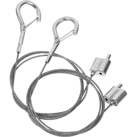 Lot de 2 fils suspension réglables pour cadres photo, en acier (1/5)