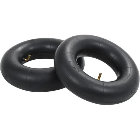 Vidaxl – Chambres à air de brouette 2 pcs 13x5.00-6 – Caoutchouc résistant à l'abrasion – Valve TR87 courbée – Pour terrains inégaux (1/5)