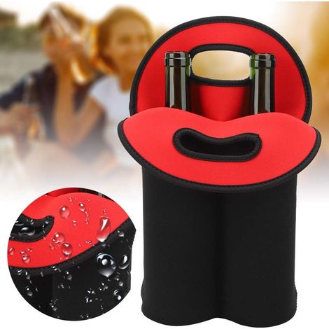 Sac isotherme pour bouteilles de vin portable usage quotidien (1/4)