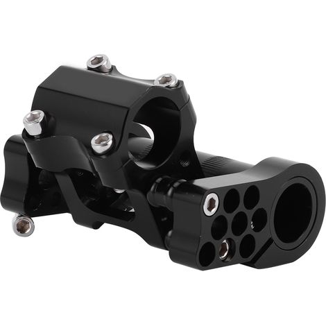 Potence double réglable pour vélo pliant 25,4 mm, en alliage d'aluminium CNC, accessoire de vélo (1/5)