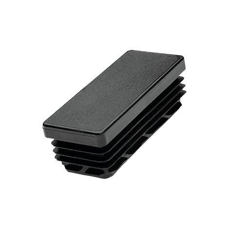 FORTAPS cantonera rectangular 15x30mm interior negra , Cantonera de plástico para protección de mueblesRectangular 15x30mmPara interiorColor negro.
