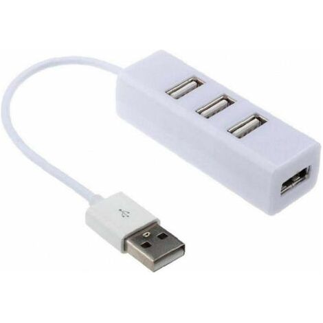 USB Hub USB 2.0 4 en 1 multiport Hub de Charge Connexion Carte Adaptateur Lecteur Hub USB 1pc Blanc-Fei Yu (1/5)