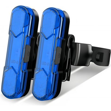 Luz trasera para bicicleta recargable por USB - LED - Resistente al agua - 4 modos de iluminación (1/5)