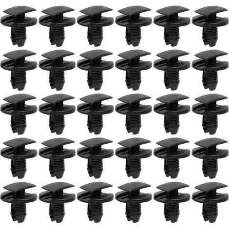 Set di 30 clip di fissaggio per paraurti, rivetti in plastica, clip di fissaggio per parafanghi, clip per auto per pannelli di rivestimento delle portiere compatibili con Citroen Peugeot