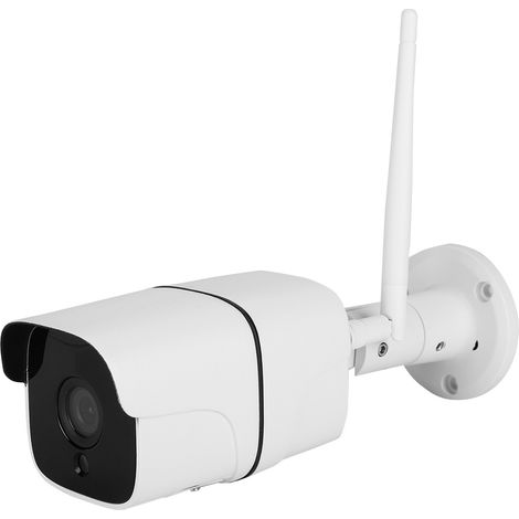 Caméra de surveillance IP bullet extérieure étanche 1080p HD WiFi avec vision nocturne sans fil (Royaume-Uni) (1/5)