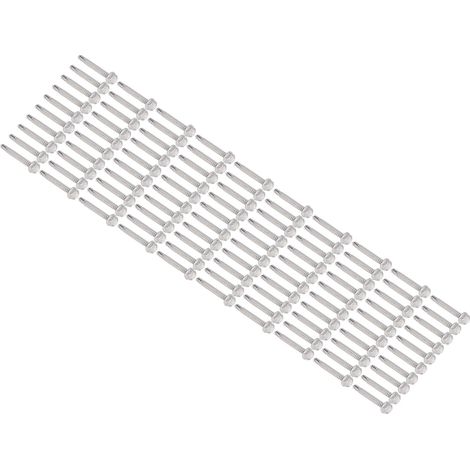 100 vis autoperceuses en acier inoxydable avec rondelle hexagonale pour équipement de bureau à domicile (1/5)