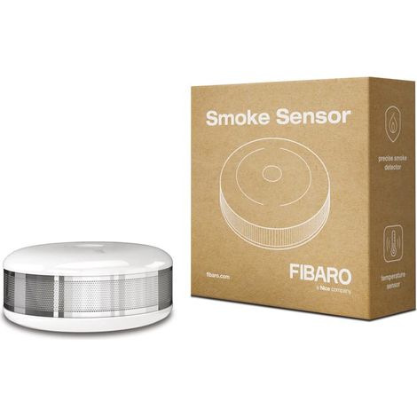 FIBARO FGSD-002 Sensore di Fumo, 3.6 V, Bianco (1/3)