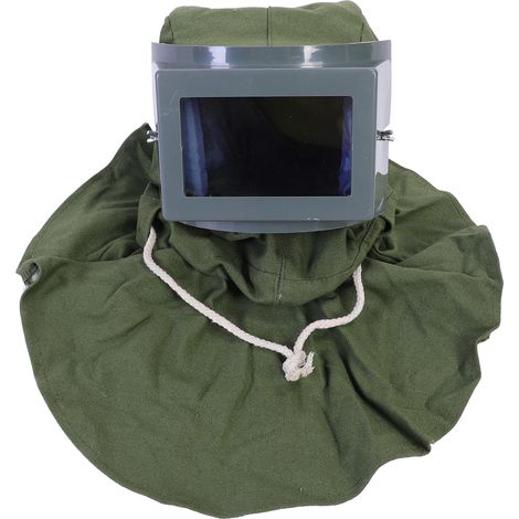 Capuchon de sablage, prévention de la poussière, coupe-vent, protection du cou châle (1/5)