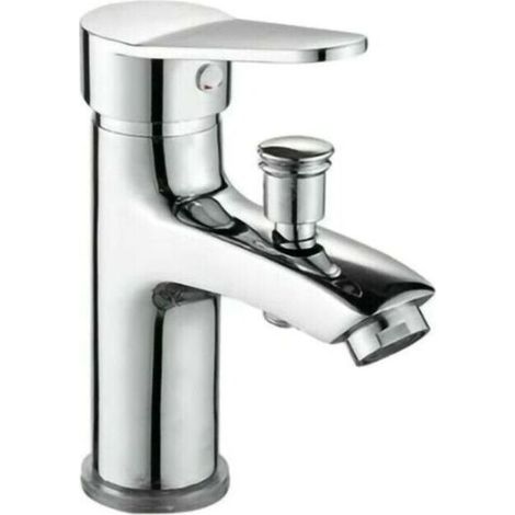 Mitigeur de douche - Robinet monotrou à double usage chaud et froid - Alliage- (1/4)