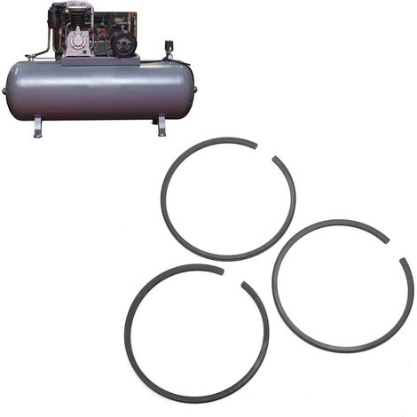 90 Kolbenringe, drei Ringe, Yizheng 4KW/7,5KW Motor, Luftkompressor-/Pumpenteile 0,6/8/0,9/8. (1/5)