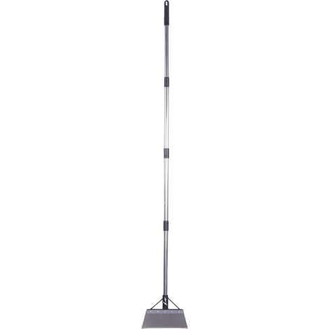 Pelle de jardin multifonctionnelle, pelle plate en acier robuste avec manche réglable, adaptée au désherbage, au dégivrage et à une utilisation en extérieur, ensemble de pelle de 1,6 mètre. (1/5)